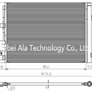 Auto A/C Condensers Wholesale Buick 2942950, 23322260