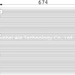 Toyota OEM 8846060903, 88460060271, 88460060272, 88460060270 Auto A/C Condensers