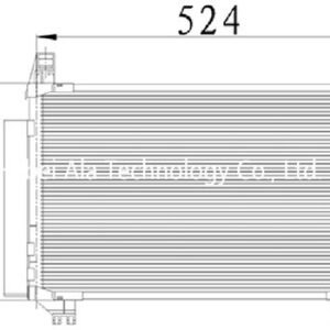 Toyota OEM 88460-52130 Auto A/C Condensers Supply