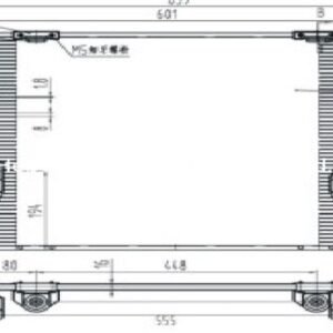 Toyota Hilux SW4 2003 / 2007 Auto A/C Condensers Manufacturer