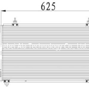 Toyota OEM 8705020460, 8846020560, 8846020600 Auto A/C Condensers