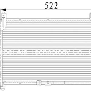 Daewoo Automotive A/C Condenser Trade OEM 96314763