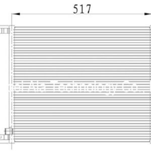 Daewoo Automotive A/C Condenser Trade OEM 94838818