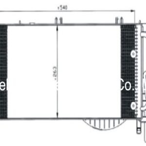 OPEL Automobile A/C Condensers Distributors OEM 1850093 / 93177423 / 13106020 / 13106021