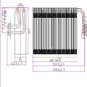 New Chevrolet Air Conditioning Evaporator OEM# 89018847 Aftermarket