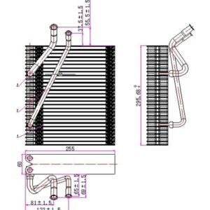 Aftermarket Car Air Conditioning Evaporator Coil Ford EXPEDITION 7L1Z19B555DB