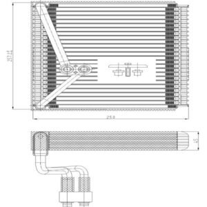 New Car air conditioning A/C Evaporator Hyundai Accent 97140100, 971401, 9714010