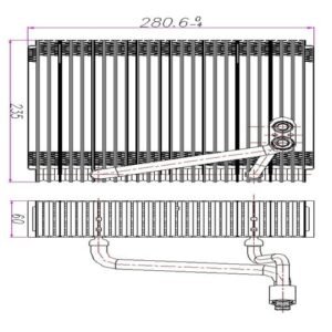 New Car air conditioning A/C Evaporator Hyundai SONATA 971403K001, 971403K000