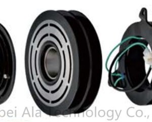 Car Make: BUS Toyota Coaster Belt Groove Type Number: 2B Pulley Outer Diameter: 167mm Compressor No: 10P30C Rated Voltage: 24V Bearing Size: 457532